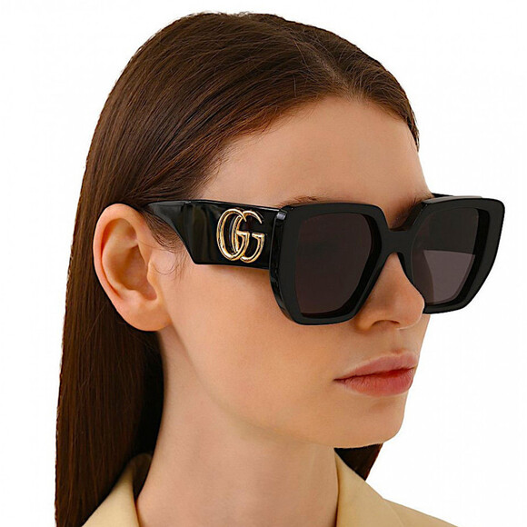 NWT Gucci GG0956S-003 Black Sunglasses - Picture 1 of 5